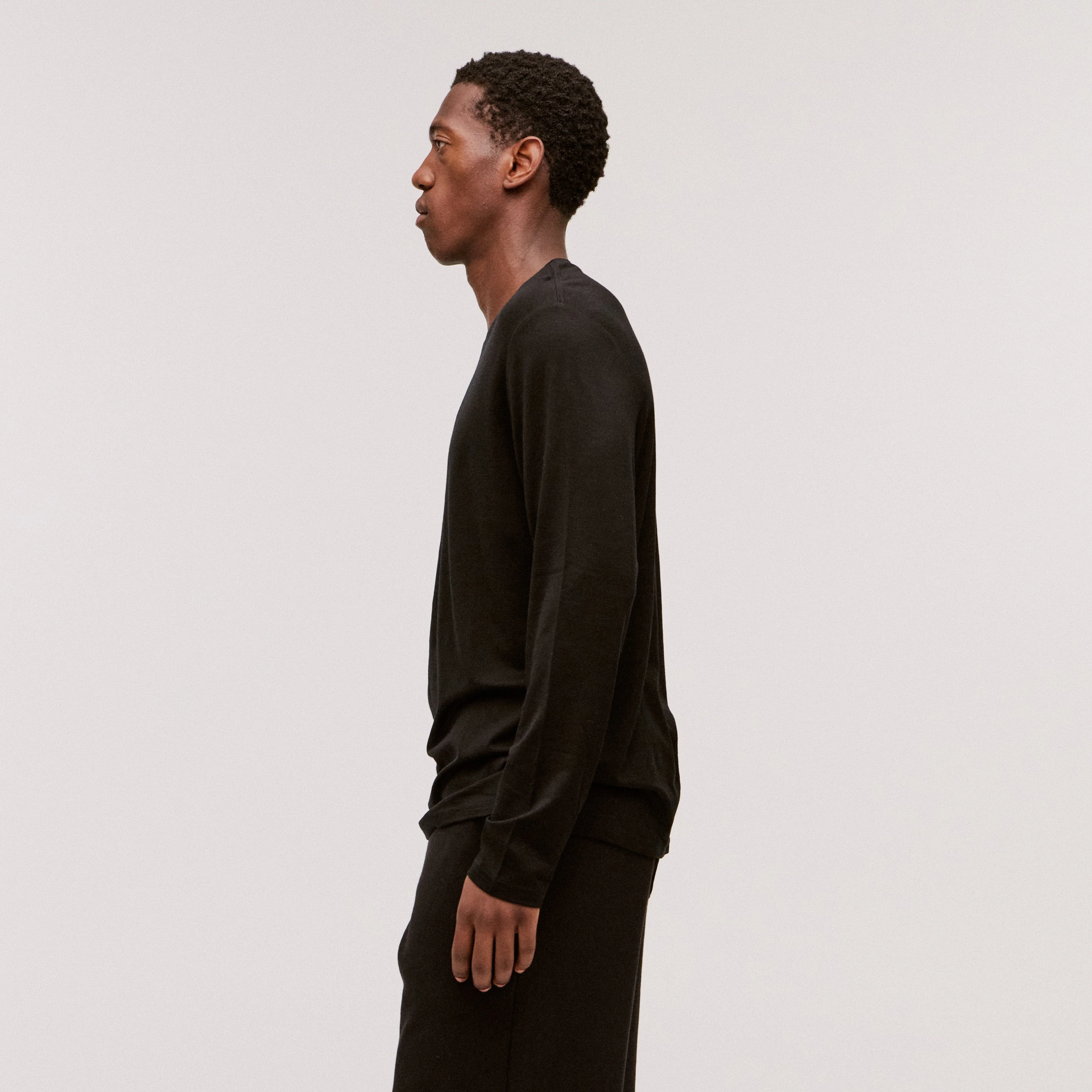 100% Ultra-Fine Merino Wool Men's Long Sleeve - Image 3