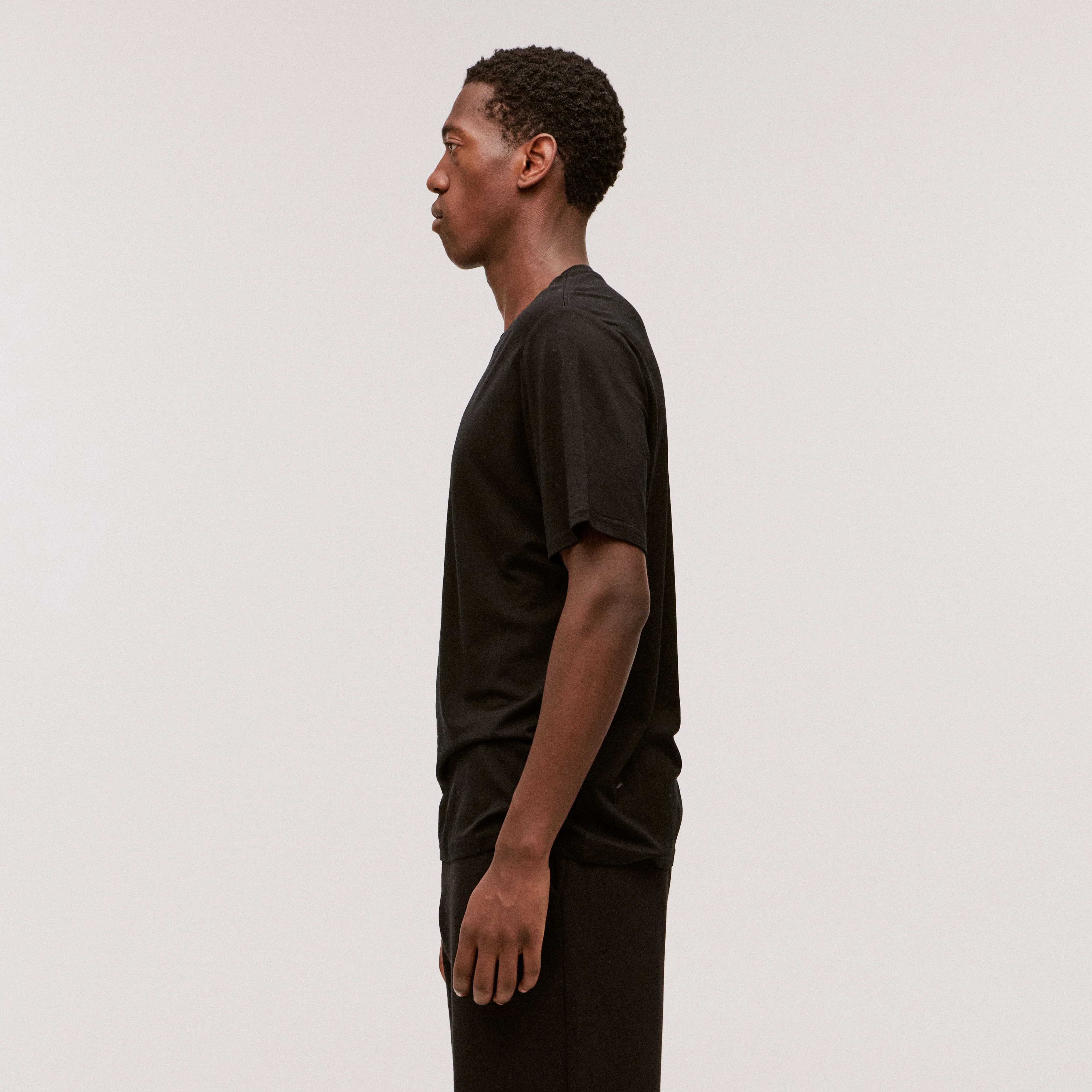 100% Ultra-Fine Merino Wool Men's Short Sleeve - Image 3