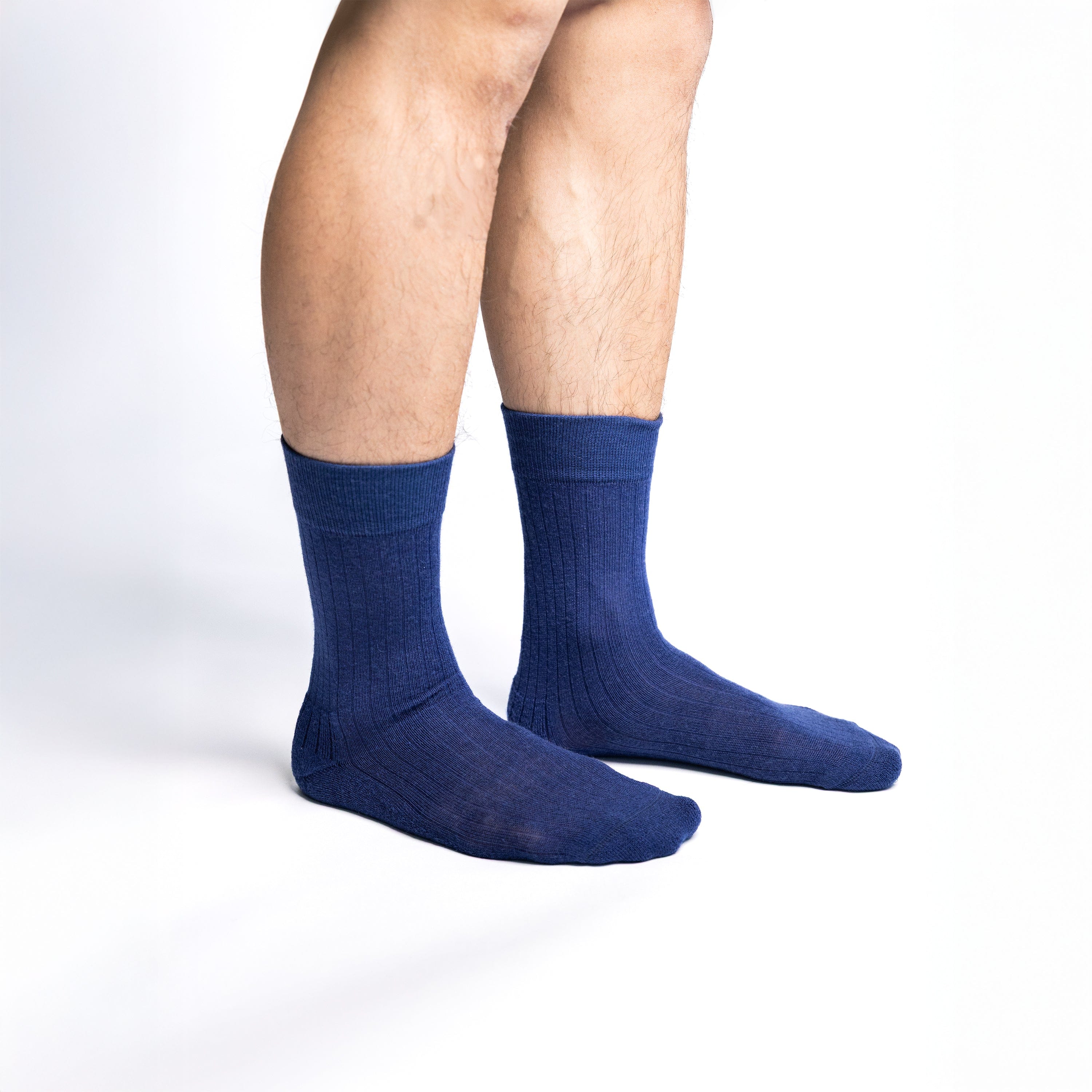 Cashmere-Merino Ribbed Crew Sock - Image 5