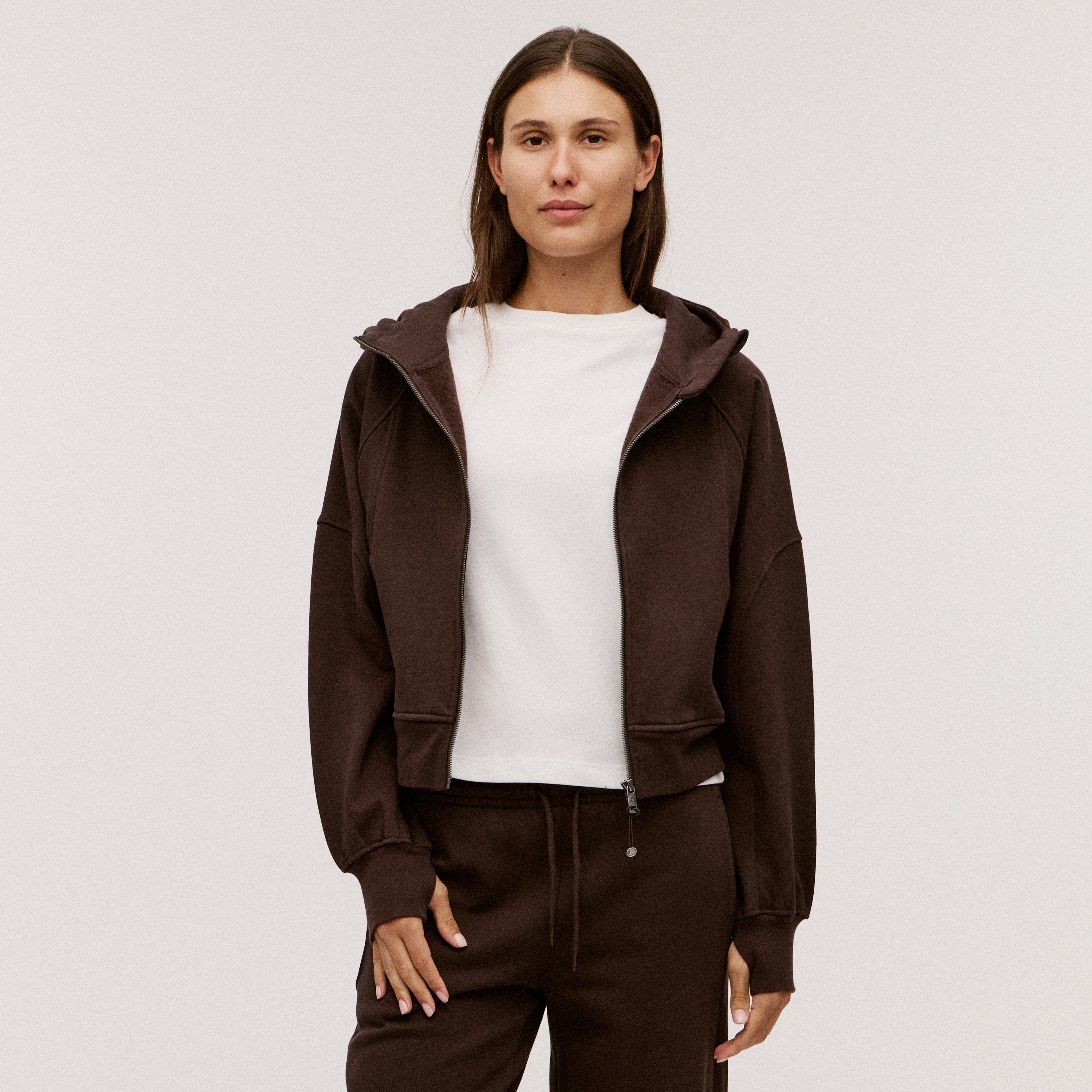 Women’s 100% Organic Cotton Full-Zip Hoodie - Image 30