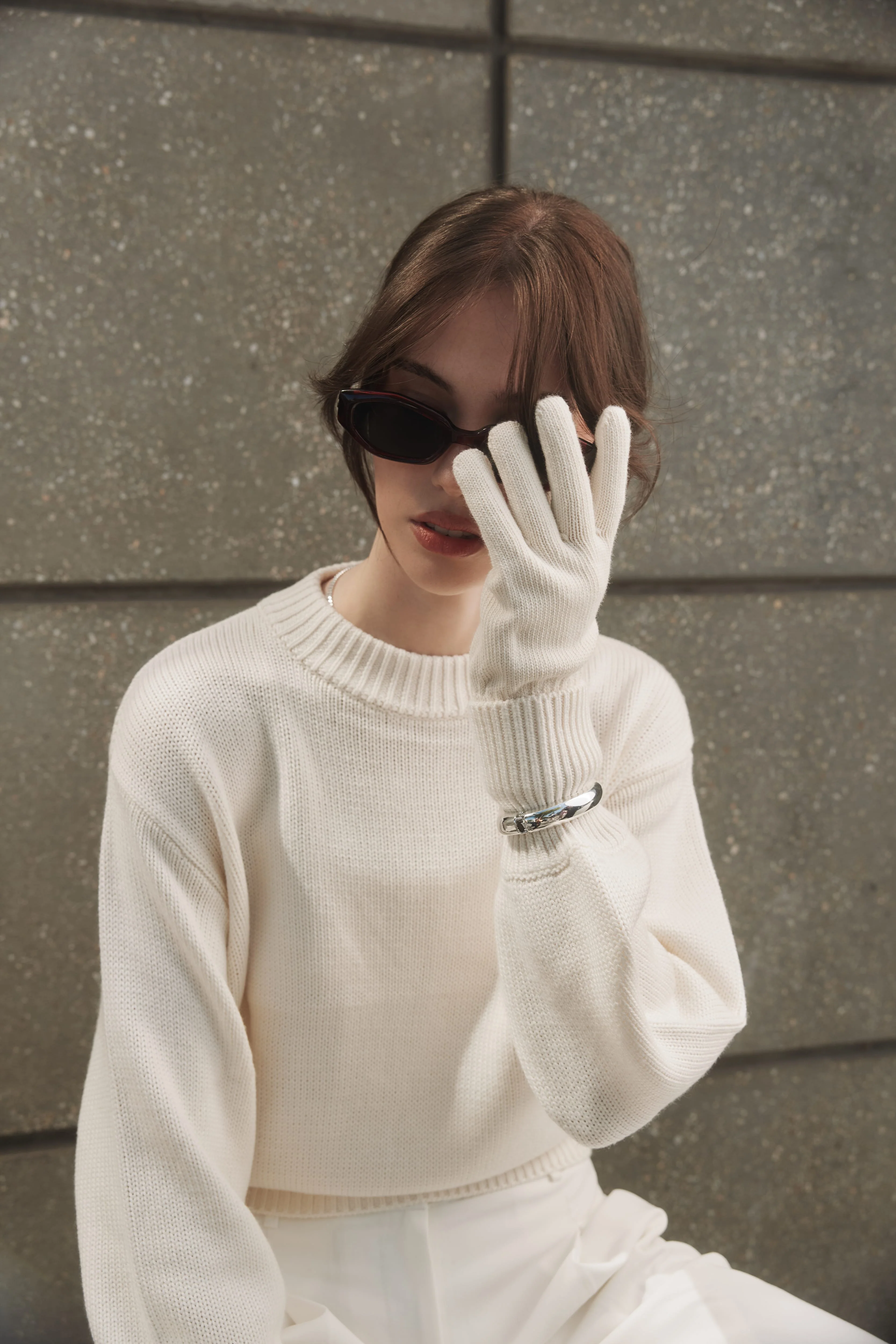 Women’s SilKnit™ High Neck Sweater - Image 8